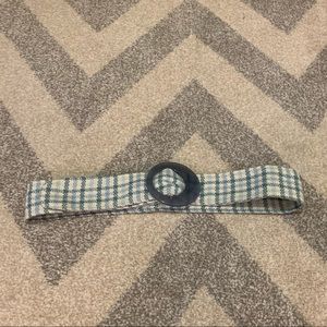 Blue Plaid Belt
